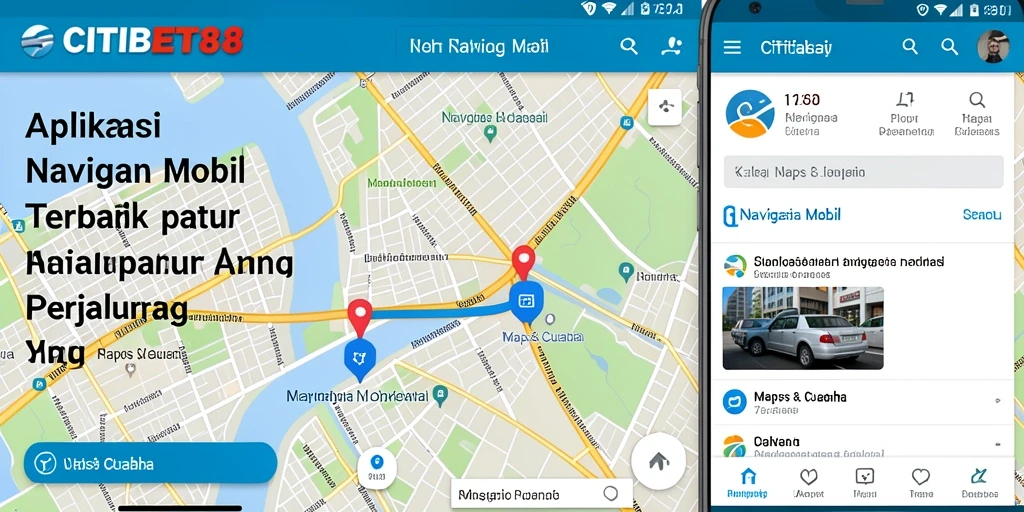 Antarmuka CITIBET88 menampilkan navigasi mobil yang intuitif dan informatif.