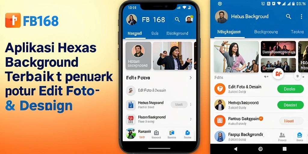 Tampilan antarmuka FB168 yang sederhana dan fungsional untuk menghapus latar belakang.