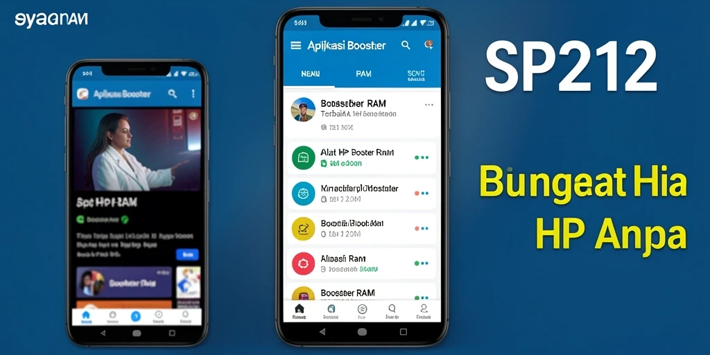 Antarmuka SP212 yang intuitif untuk mengoptimalkan RAM